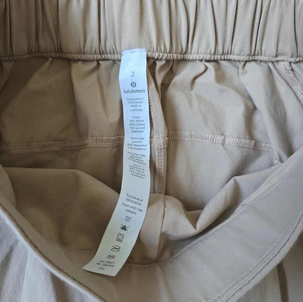 Lululemon Athletica Tan Pants Dress Size 2